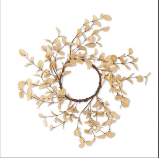14 Inch Eucalyptus Candle Ring/Wreath