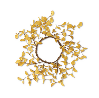 14 Inch Eucalyptus Candle Ring/Wreath