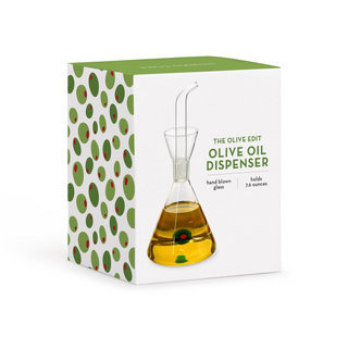 Olive Oil Dispenser with Olive Icon in Gift Box