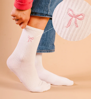 Bow Crew Socks