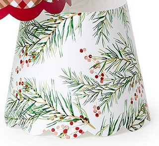 Christmas Set of 2 Paper Shade Covers