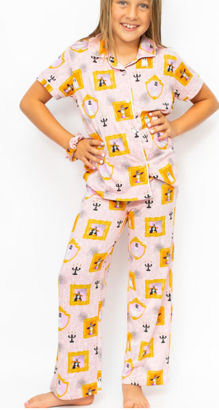 Girl's Gilded Ghouls Sleep Pants Set
