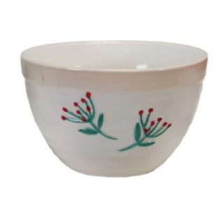4" Round x 2-1/2"H Stoneware Bowl