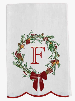 Christmas Wreath Towel