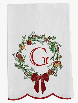Christmas Wreath Towel