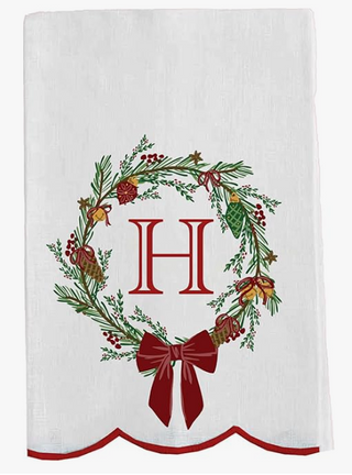 Christmas Wreath Towel