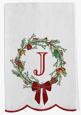 Christmas Wreath Towel