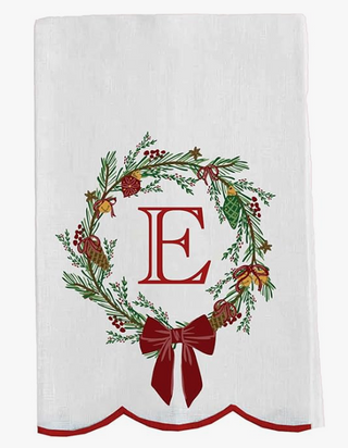Christmas Wreath Towel