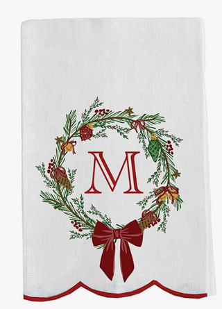 Christmas Wreath Towel