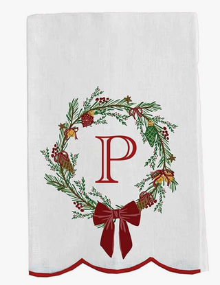 Christmas Wreath Towel