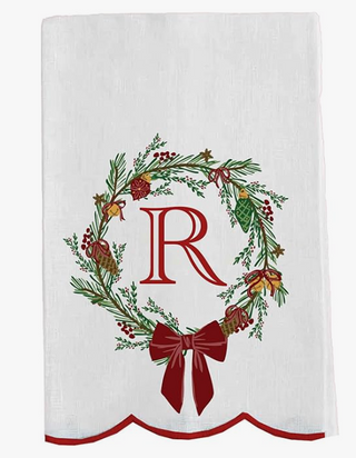 Christmas Wreath Towel