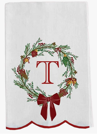 Christmas Wreath Towel