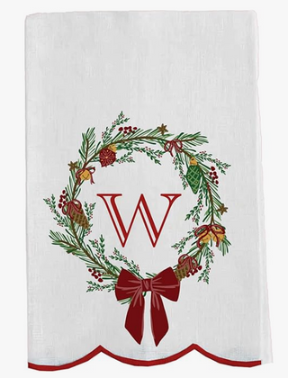 Christmas Wreath Towel