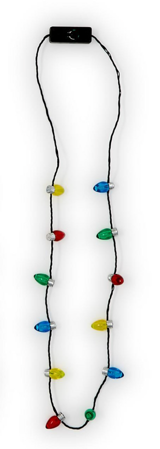 Holiday Light Up Ornament Necklace