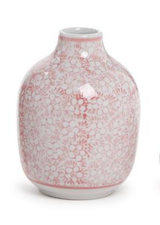 Pink Chinoiserie Vase
