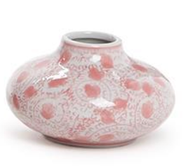 Pink Chinoiserie Vase