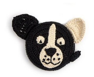 Playful Puppy Hand-Crocheted Measuring Tape