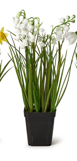 Faux Potted Flowers