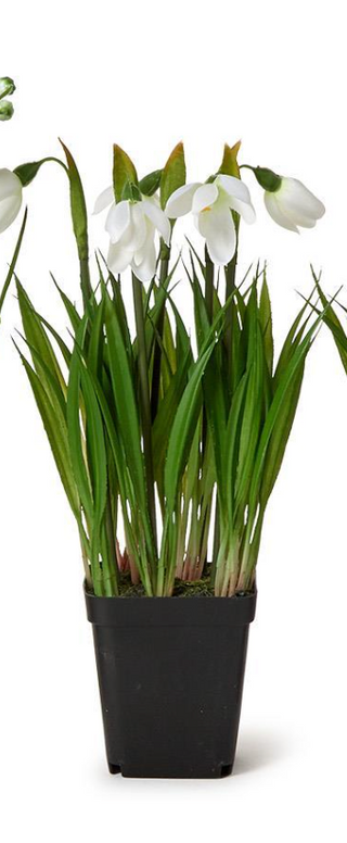 Faux Potted Flowers