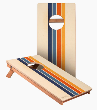 Natural Bamboo Double Chuck Mini Cornhole Tabletop Game