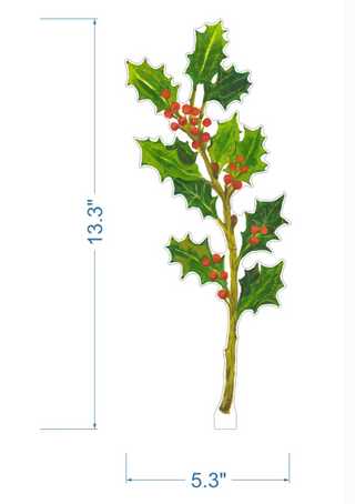 Holly Greenery | Acrylic Floral