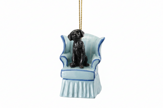 Dog in Chair Ornament