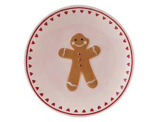 Hand-Painted Stoneware