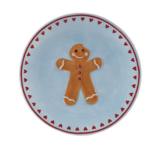 Hand-Painted Stoneware