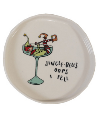Tipsy Holiday Plate