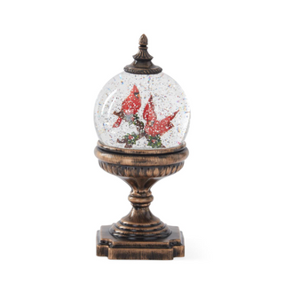 Cardinal Water Spinning LED Snow Globe w/Timer