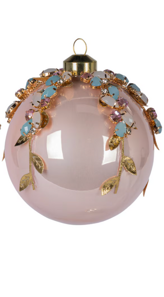 4.75"H Gemstone Glass Ornament