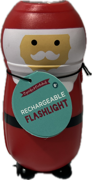 Rechargeable Santa Flashlight
