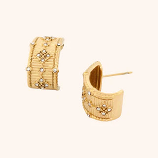 Twilight Hoops in Gold