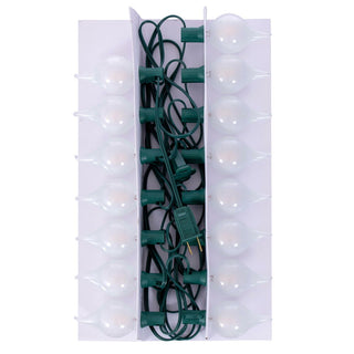 15 Lights x 15' Warm White LED Glass Flame Tip Light Set