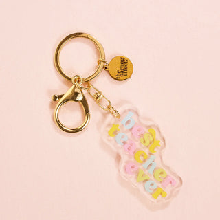 Best Teacher Ever Acrylic Keychain