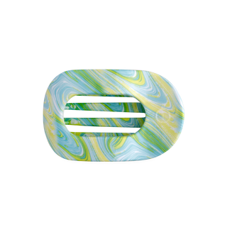 By the Sea Shore Medium Flat Round Hair Clip
