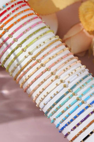 Boho Colorful Ball Beaded Bracelet