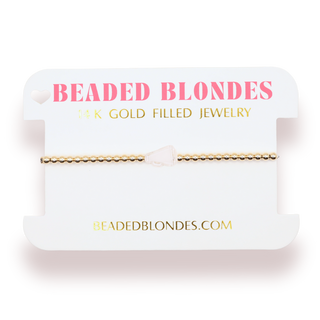 Megaphone Cheer Bracelet: Gold / Petite 6.25 inch