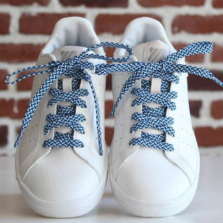 NAVY SHOELACES - BLUE