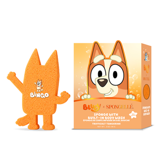 Bingo Trifficult Tangerine Body Buffer | Bluey x Spongellé