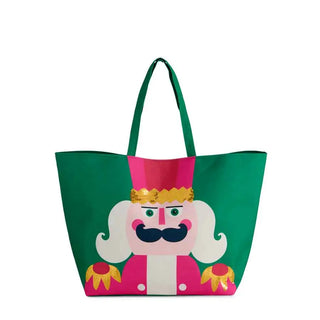 Green Nutcracker Gifting Tote