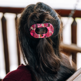 Garden Glam Medium Flat Round Hair Clip
