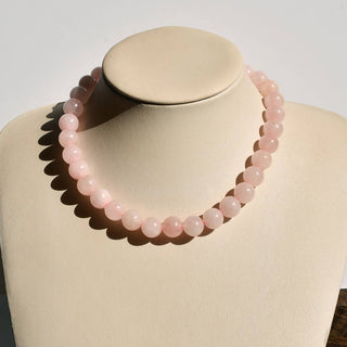 Vintage Natural Stone Crystal Beaded Necklace