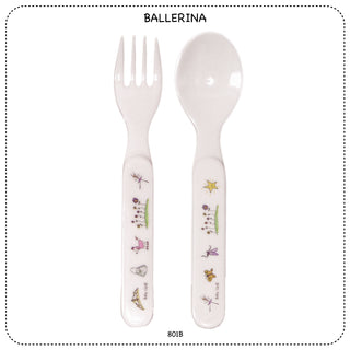 Ballerina Fork and Spoon Set