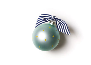 On the Farm Tractor Glass Ornament