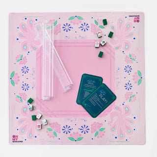 Birdie Pink Mahjong Mat