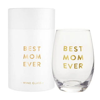 Stemless Wine Glass - Best Mom Ever