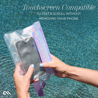 Soap Bubble™ Waterproof Phone Belt Bag in Iridescent