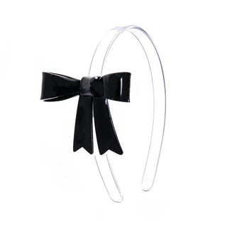 Bow French Black Headband