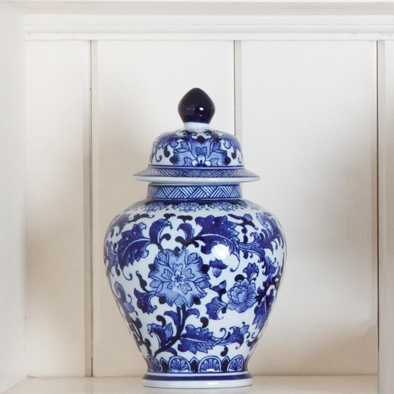 Blue Chinoiserie Ginger Jar Large